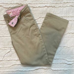 Girls khaki uniform pants 5
